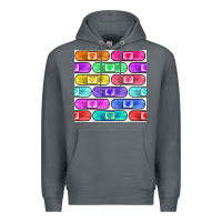 Rock plaster seamless pattern Premium Hoodie - BundleAndBundleShop