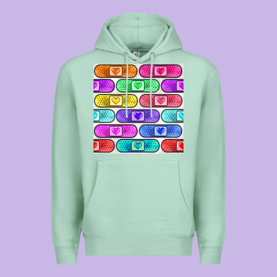 Plaster Seamless Pattern Premium Hoodie Designed By Bundleandbundleshop