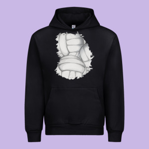 2 Volleyball Patch Urban Hoodie Designed By Adodesignshop