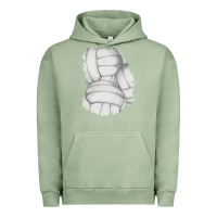 Pigment Oil Green 2 volleyball patch Urban Hoodie - AdoDesignShop