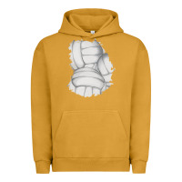 Pigment Peanut Butter 2 volleyball patch Urban Hoodie - AdoDesignShop
