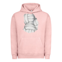 Pigment Salmon 2 volleyball patch Urban Hoodie - AdoDesignShop