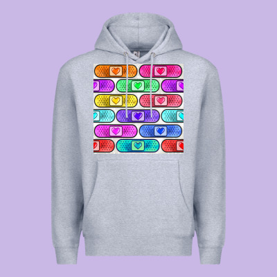 Plaster Seamless Pattern Premium Hoodie Designed By Bundleandbundleshop