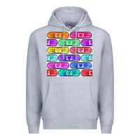 Heather Grey plaster seamless pattern Premium Hoodie - BundleAndBundleShop