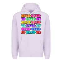 Lilac plaster seamless pattern Premium Hoodie - BundleAndBundleShop