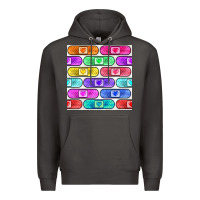Smoke plaster seamless pattern Premium Hoodie - BundleAndBundleShop