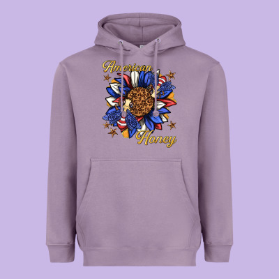 Heavyweight Hoodie American honey with bee