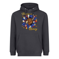 Smoke American honey with bee Heavyweight Hoodie - texasbilliewilder