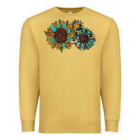 Antique Gold western sunflowers Premium Sweatshirt - RanaPortraitStore