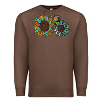 Chestnut western sunflowers Premium Sweatshirt - RanaPortraitStore