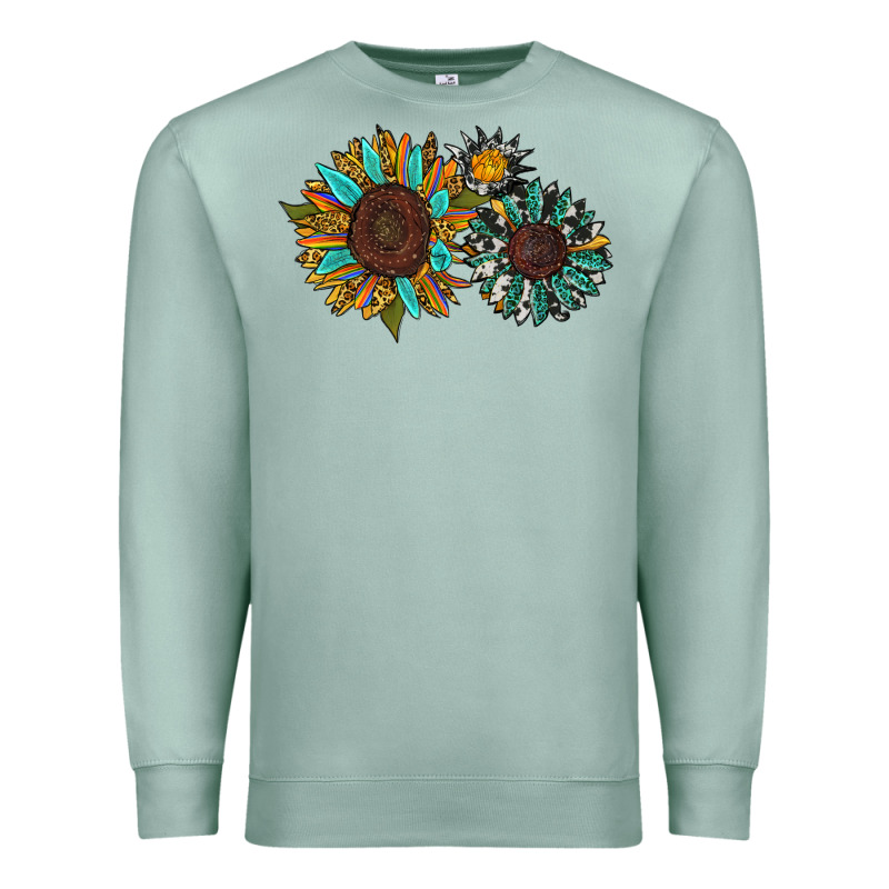 Western Sunflowers Premium Sweatshirt by RanaPortraitStore | Teevron