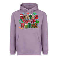 Lavender santas favorite nurse Heavyweight Hoodie - Zillion Design Studio