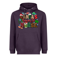 Plum santas favorite nurse Heavyweight Hoodie - Zillion Design Studio