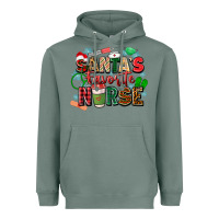 Sage santas favorite nurse Heavyweight Hoodie - Zillion Design Studio
