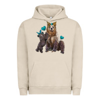 Pigment French Oak mama bear and baby bear Urban Hoodie - Artiststas