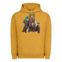 Pigment Peanut Butter mama bear and baby bear Urban Hoodie - Artiststas