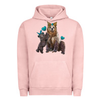 Pigment Salmon mama bear and baby bear Urban Hoodie - Artiststas
