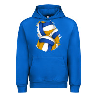 Cobalt volleyball patch Urban Hoodie - AdoDesignShop