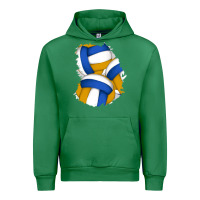 Emerald volleyball patch Urban Hoodie - AdoDesignShop