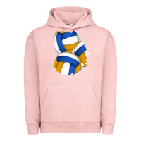 Pigment Salmon volleyball patch Urban Hoodie - AdoDesignShop
