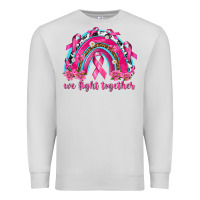 Dove Grey We Fight Together Rainbow Premium Sweatshirt - texasbilliewilder