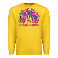 Lemon We Fight Together Rainbow Premium Sweatshirt - texasbilliewilder