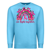 Ocean Blue We Fight Together Rainbow Premium Sweatshirt - texasbilliewilder