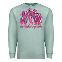 Seafoam We Fight Together Rainbow Premium Sweatshirt - texasbilliewilder