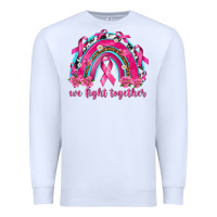 White We Fight Together Rainbow Premium Sweatshirt - texasbilliewilder