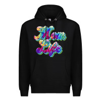 Black mom life Premium Hoodie - JahusDesignShop