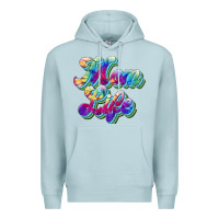 Blue Mist mom life Premium Hoodie - JahusDesignShop