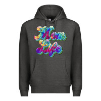Charcoal Heather mom life Premium Hoodie - JahusDesignShop