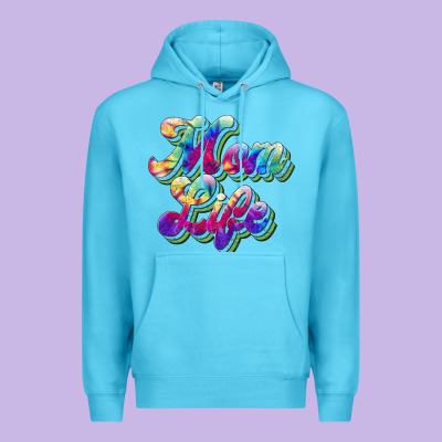 Mom Life Premium Hoodie Designed By Jahusdesignshop