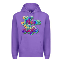 Purple mom life Premium Hoodie - JahusDesignShop