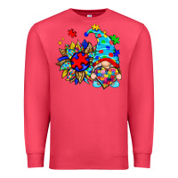 Cardinal autism sunflower gnome Premium Sweatshirt - Zillion Design Studio