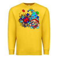 Lemon autism sunflower gnome Premium Sweatshirt - Zillion Design Studio