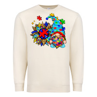 Sandshell autism sunflower gnome Premium Sweatshirt - Zillion Design Studio