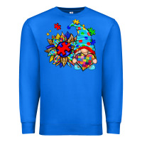 True Royal autism sunflower gnome Premium Sweatshirt - Zillion Design Studio