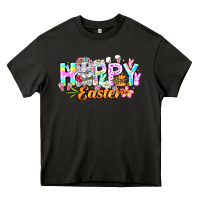 Asphalt Happy Easter Heavy Core Tee - CowhideDigitalArt