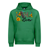 Emerald blue mama bear with cute bear Urban Hoodie - Artiststas