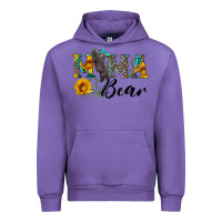 Tulip blue mama bear with cute bear Urban Hoodie - Artiststas