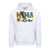 White blue mama bear with cute bear Urban Hoodie - Artiststas