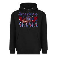 Black American mama with cowboy Heavyweight Hoodie - texasbilliewilder