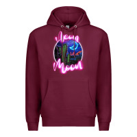 Neon Moon Premium Hoodie | Teevron