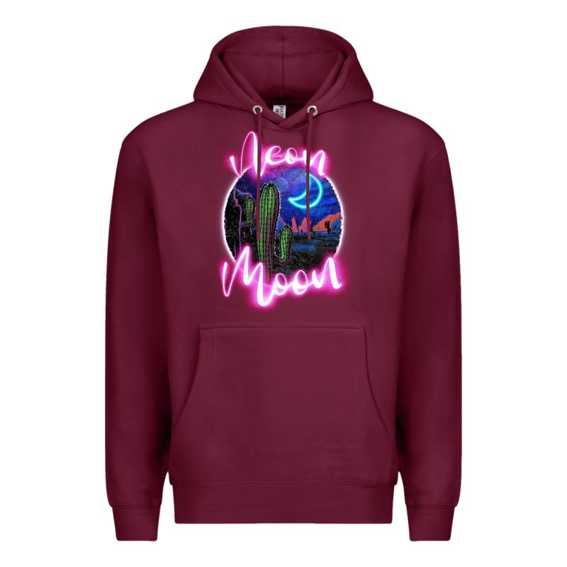 Neon Moon Premium Hoodie by JahusDesignShop | Teevron