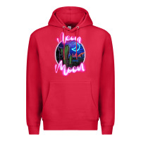 Cardinal neon moon Premium Hoodie - JahusDesignShop