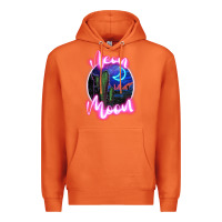 Carrot neon moon Premium Hoodie - JahusDesignShop