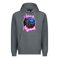 Rock neon moon Premium Hoodie - JahusDesignShop