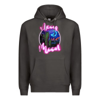 Smoke neon moon Premium Hoodie - JahusDesignShop