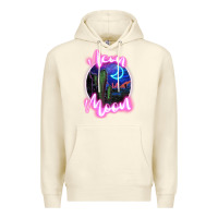 Sandshell neon moon Premium Hoodie - JahusDesignShop